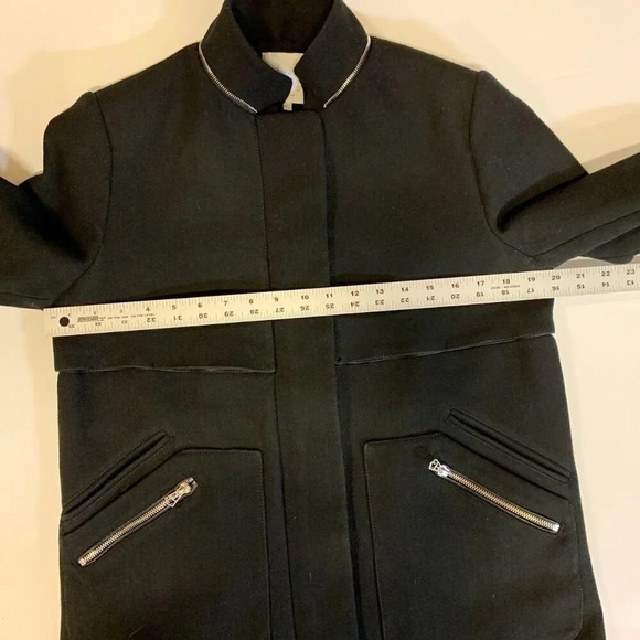 Zara Women's Trafaluc Covered Zip Mock Neck Long Sleeve Size M - Picture 11 of 13